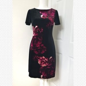 AMERICAN LIVING Black velvet dress